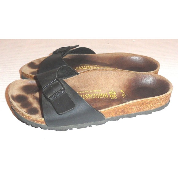 Birkenstock Women's Single Strap Leather Sandals EU Size: 36 US Size: 5/5.5 - Picture 3 of 6